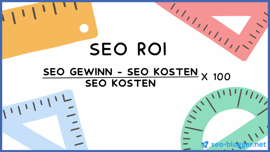 Formel des SEO ROI.