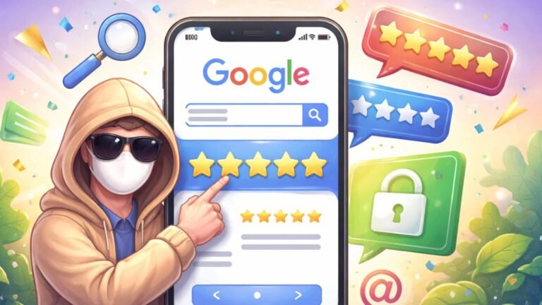 titelbild - google bewertungen anonym schreiben